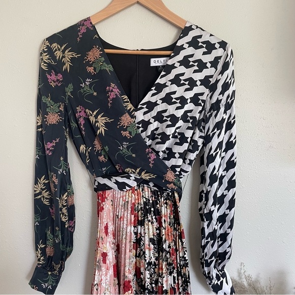 Delfi Collective | Anthropologie Camille Patchwork Floral Print Dress - Picture 5 of 14